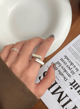 今饰有约女纯银简约戒指