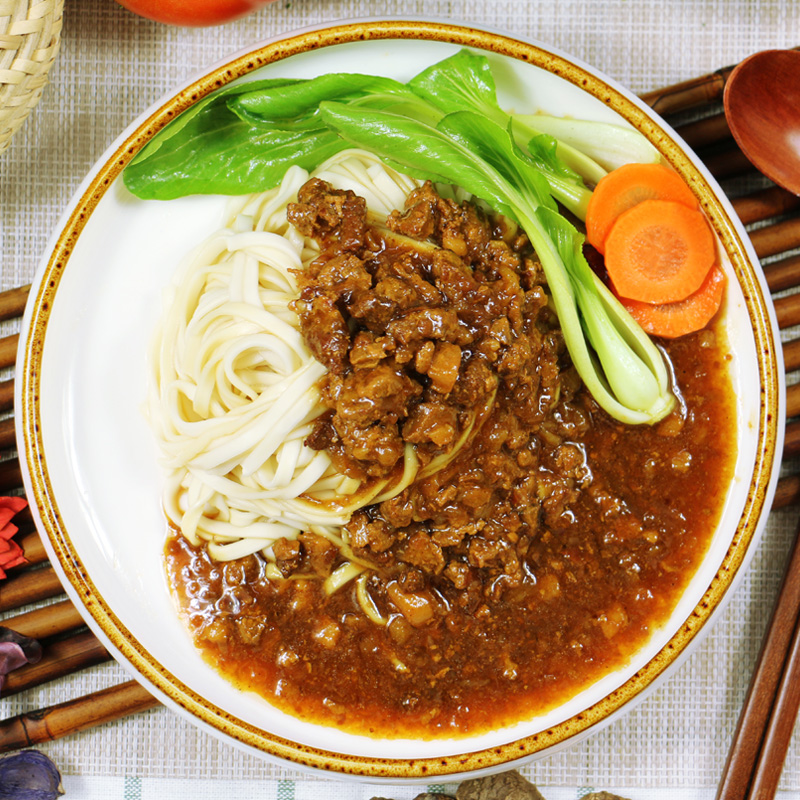 台湾风味肉燥拌面拌饭必选卤肉酱商用快餐料理包独立包装加热即食 - 图2