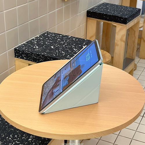 「双面夹/磁吸 平板壳」最后一个夏天/薄荷绿 ipad吸屏不掉pro11/air6/Y折变形支架10.9寸/24pro13轻便保护套 - 图0