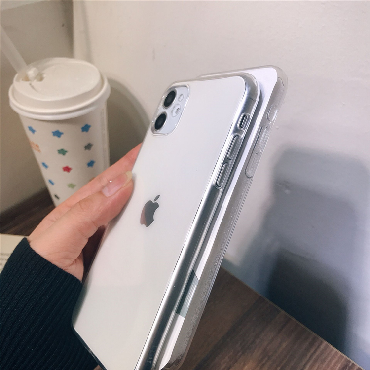 iPhone17 pro max手机壳保护新款适用苹果16E 14 15 13 12 11全包 tpu透明壳精孔保护男女7 8 plus 6s简约aip - 图3