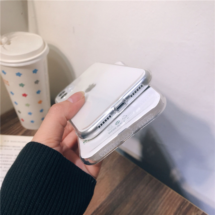 iPhone17 pro max手机壳保护新款适用苹果16E 14 15 13 12 11全包 tpu透明壳精孔保护男女7 8 plus 6s简约aip - 图2