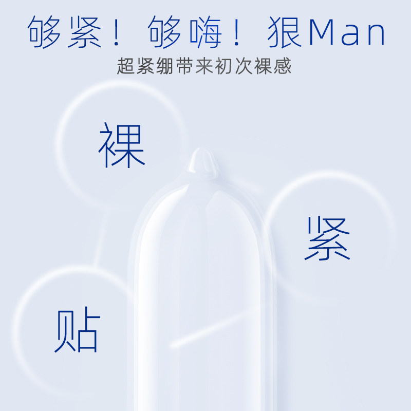 小号紧绷45mm超薄型男用名流避孕套 名流避孕套