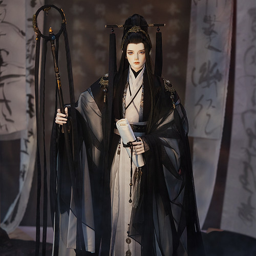 【三万院长】龙魂人形社陇中杂记大祝·巫真bjd娃娃类sd娃娃正版 - 图0