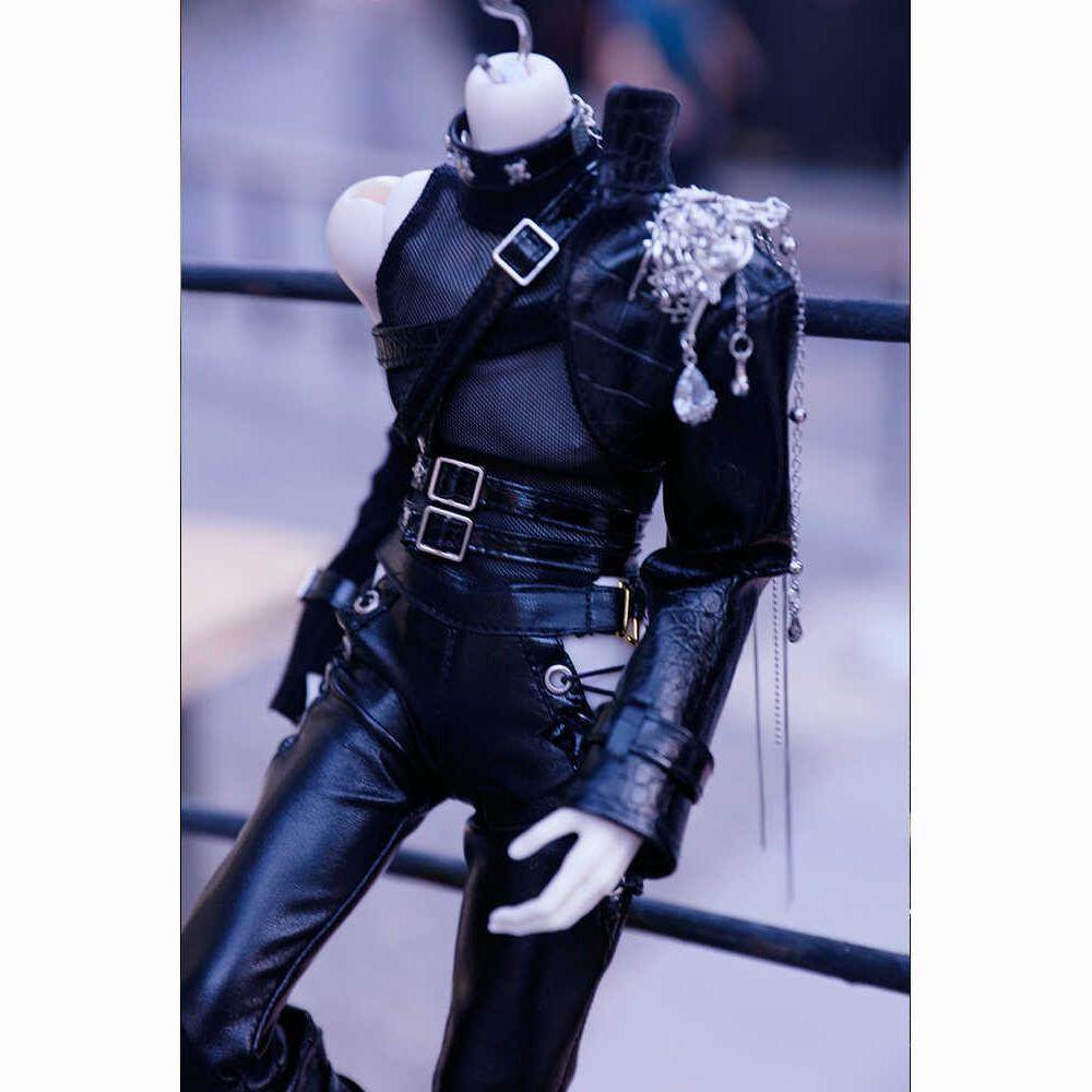 QC女王 光匿皮质套装 4分普叔壮叔ID75 HIDbjd娃衣 三万院长预售 - 图0