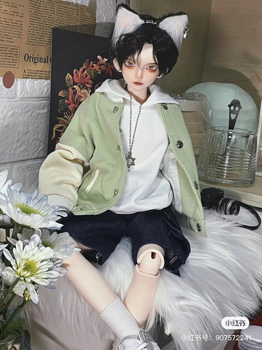 准现货三万院长 bjd正版娃娃四分男mk吉恩可动人偶4分娃单头整娃 - 图0