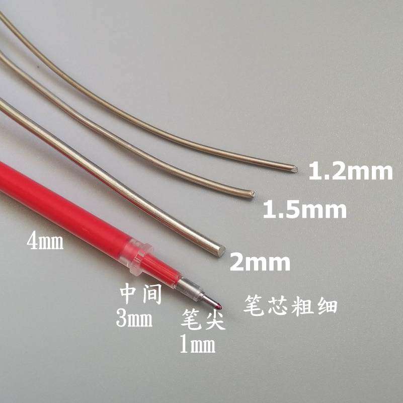 DIY软粗铜线1.2/1.5/2mm单股白铜丝193远香发饰配件手工绕线硬 - 图1