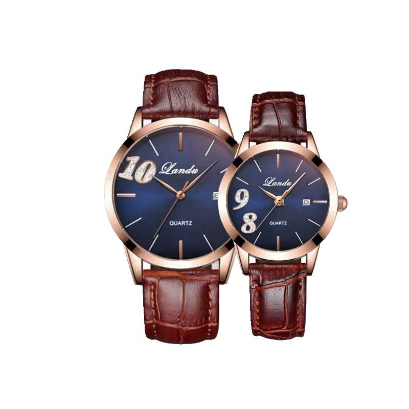 兰度八九不离十情侣款一对女石英表 兰度国产腕表