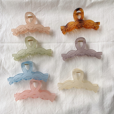 甜酸醋酸头发抓夹发量多后脑勺盘发头饰品韩国发饰发卡ins鲨鱼夹