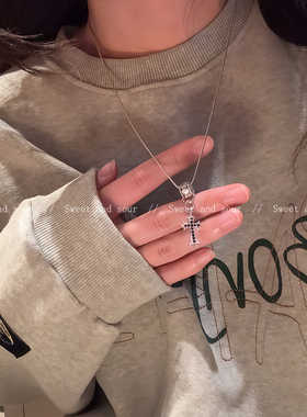 甜酷辣妹风项链女小众设计感时尚百搭配饰秋冬卫衣毛衣链2026新款