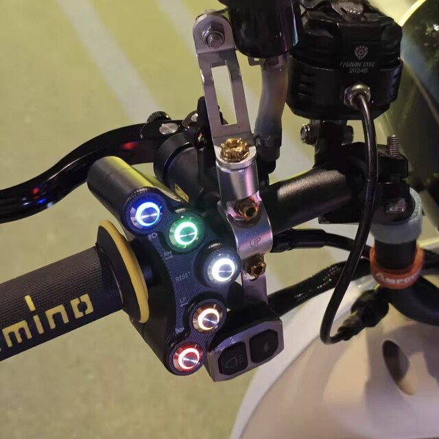 Cosano ksn sugar bean switch modified No. 9 full series Mavericks N1s Yadi X5 luminous bare handlebar switch function