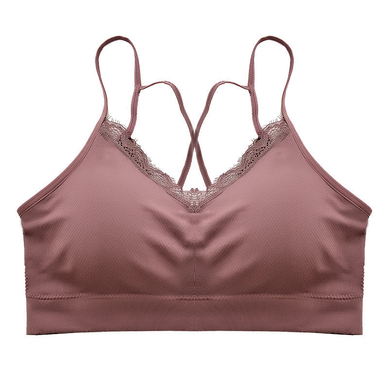 交叉美背吊带网红爆款聚拢打底裹胸 赤媚抹胸