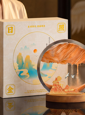 仙鹤流沙画摆件高级感定制礼品