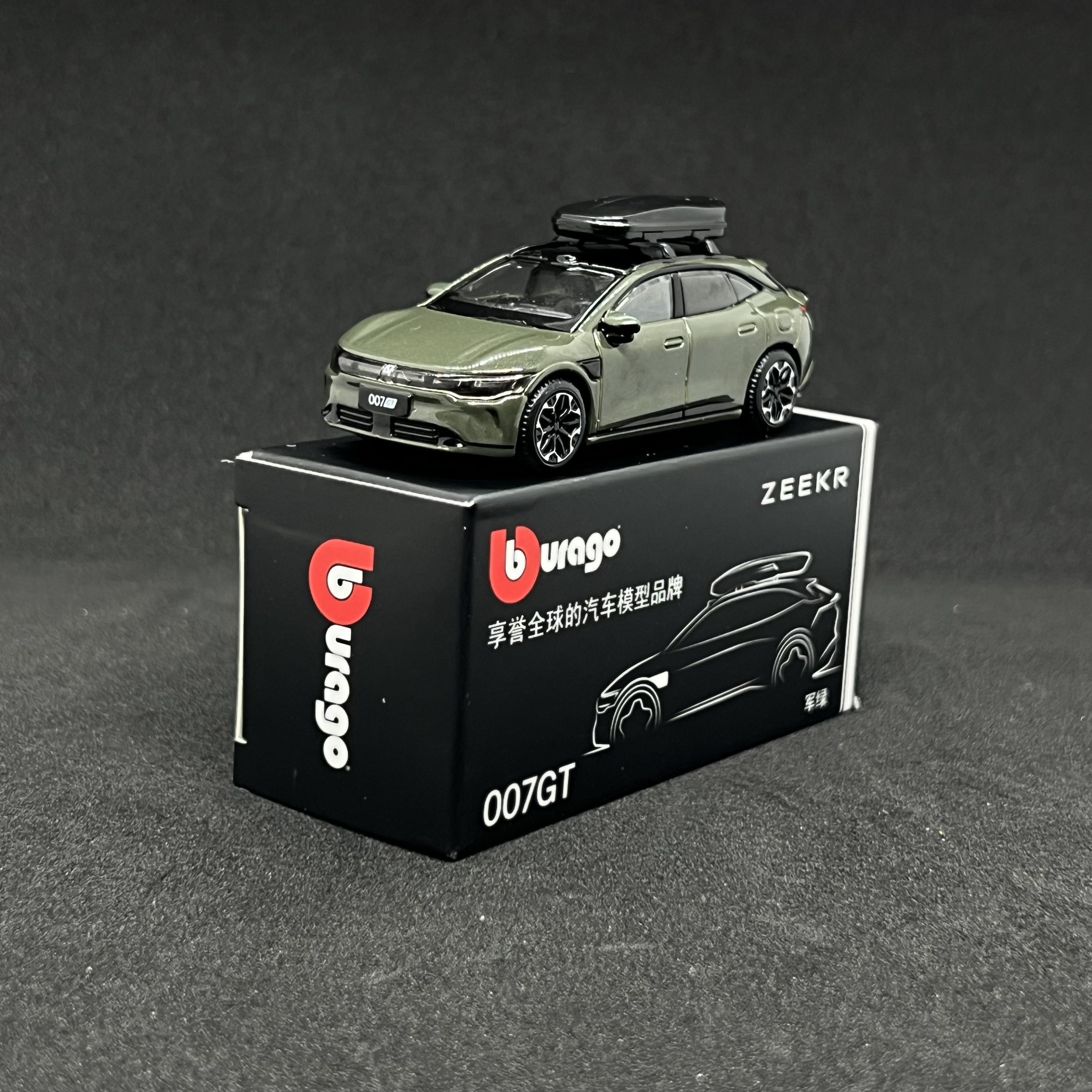 比美高 1:64 ZEEKR极氪007GT旅行版新能源合金汽车模型玩具车模