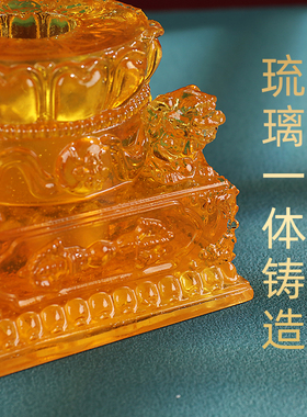 藏式家用八吉祥树脂摆件民族风