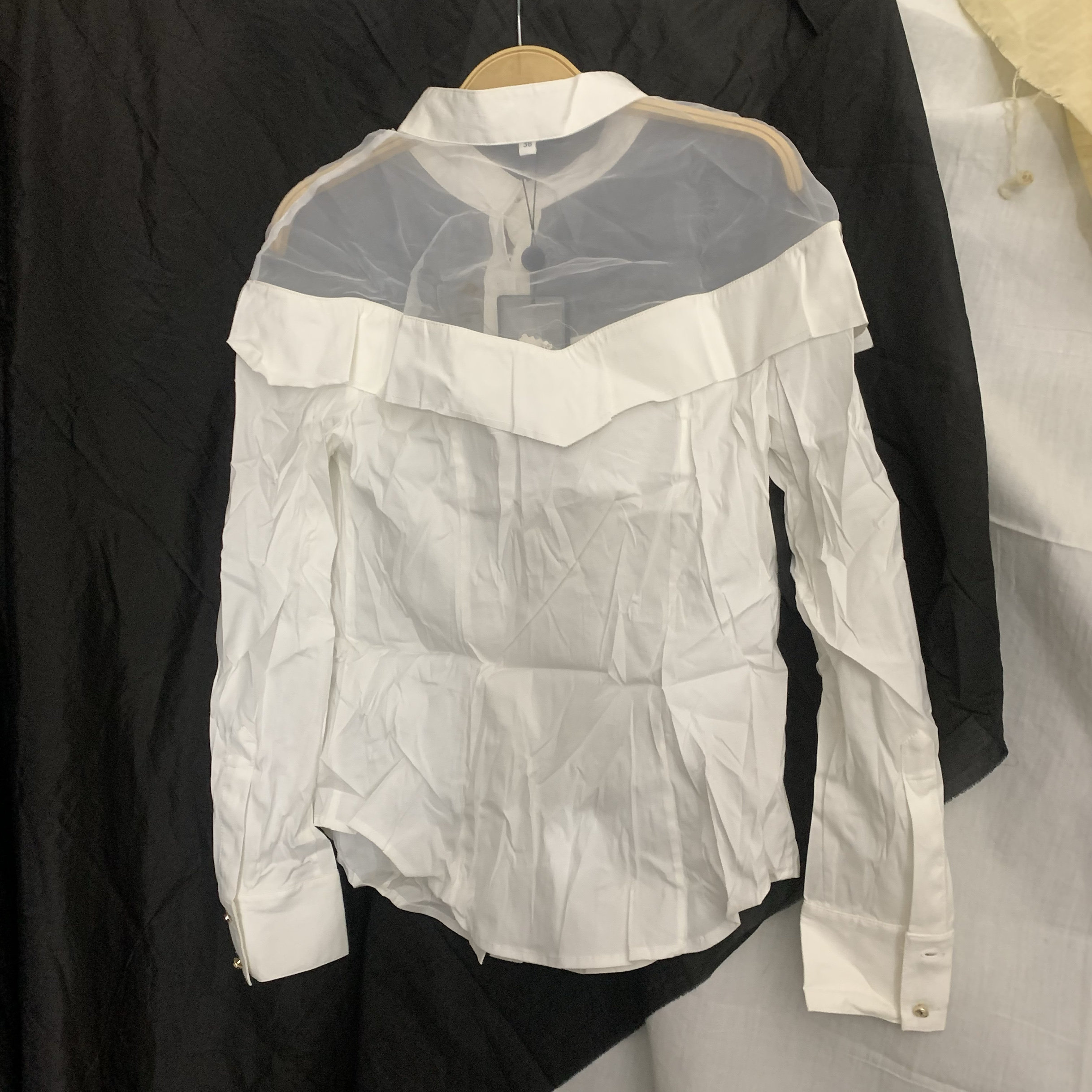 伊华欧秀专柜撤柜秋装复古港风长袖衬衫女宽松慵懒风衬衣领带c15,淘宝优惠券,粉丝福利购,淘宝优惠卷