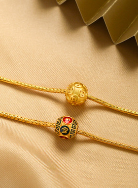 2026新款小众沙金转运珠手链女