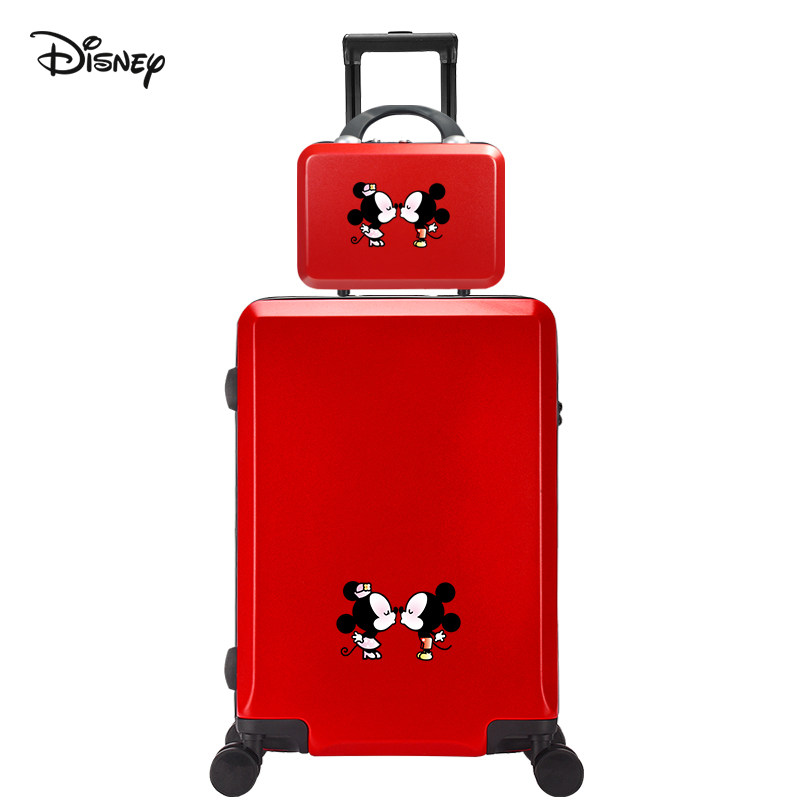 迪士尼女网红ins子母箱24旅行箱子 途威箱包旅行箱