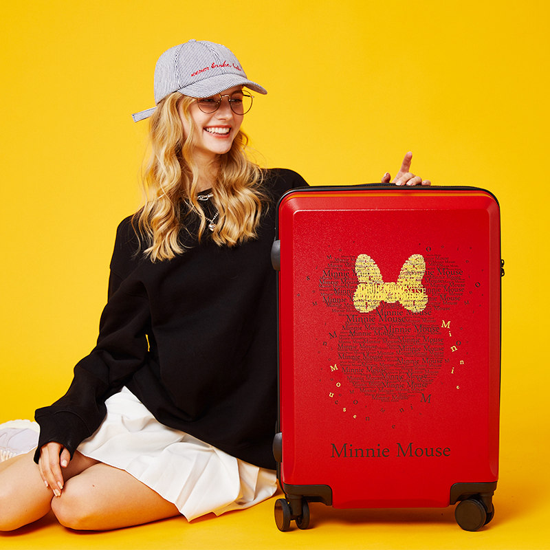 结婚新娘陪嫁女20寸红色26 24拉杆箱 途威箱包旅行箱