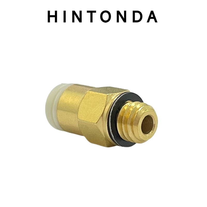 HINTONDA 快接头气动接头4mm耗材 3D打印机配件KJH04-M6直通快插 - 图0