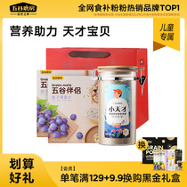 Five Valley Grinding Room Children Grow Escort Gift Children Food-Nourishing Grain Small Genius Tiko Companion * 2 Boxes