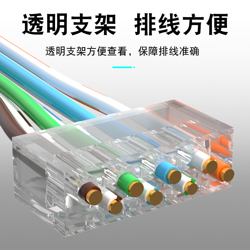 分体式六类网络水晶头支架排线器 - 图0