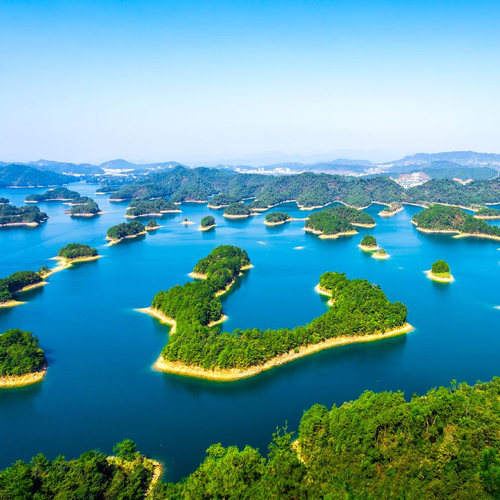 千岛湖一1日游纯玩梦想号游船穿越中心湖区西南湖区梅峰岛 月光岛 - 图2
