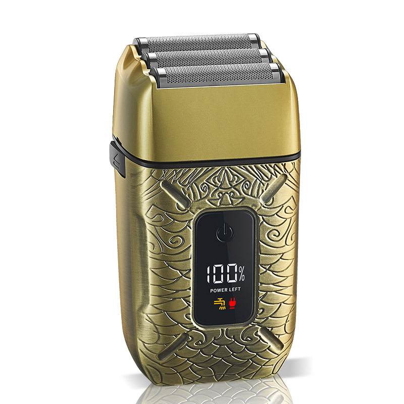 跨境新品全金属机身剃须刀全身水洗3刀网胡须刀家用光头机增白器,淘宝优惠券,粉丝福利购,淘宝优惠卷