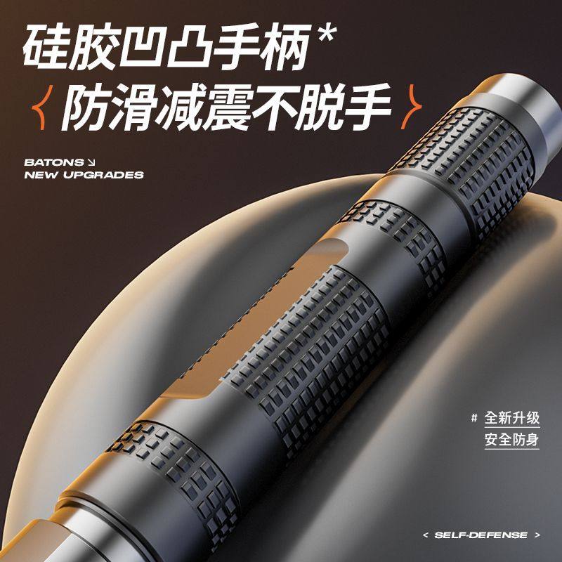 甩棍车载防身武器甩棒实心三节伸缩棍狗打棒自卫收缩用品防狼,淘宝优惠券,粉丝福利购,淘宝优惠卷