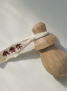 挂件手工雕刻祝福寓意小肥桃木剑