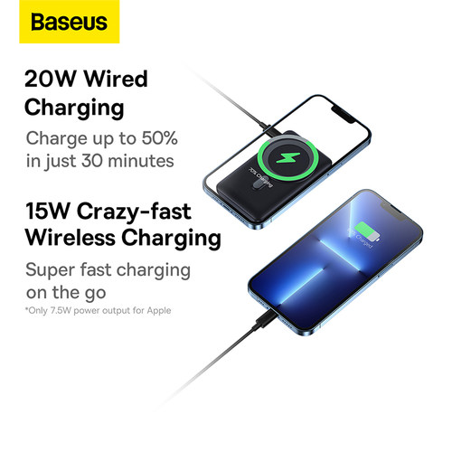 Magnetic Power Bank PD 20W Wireless Charger For iPhone 14 15-图1