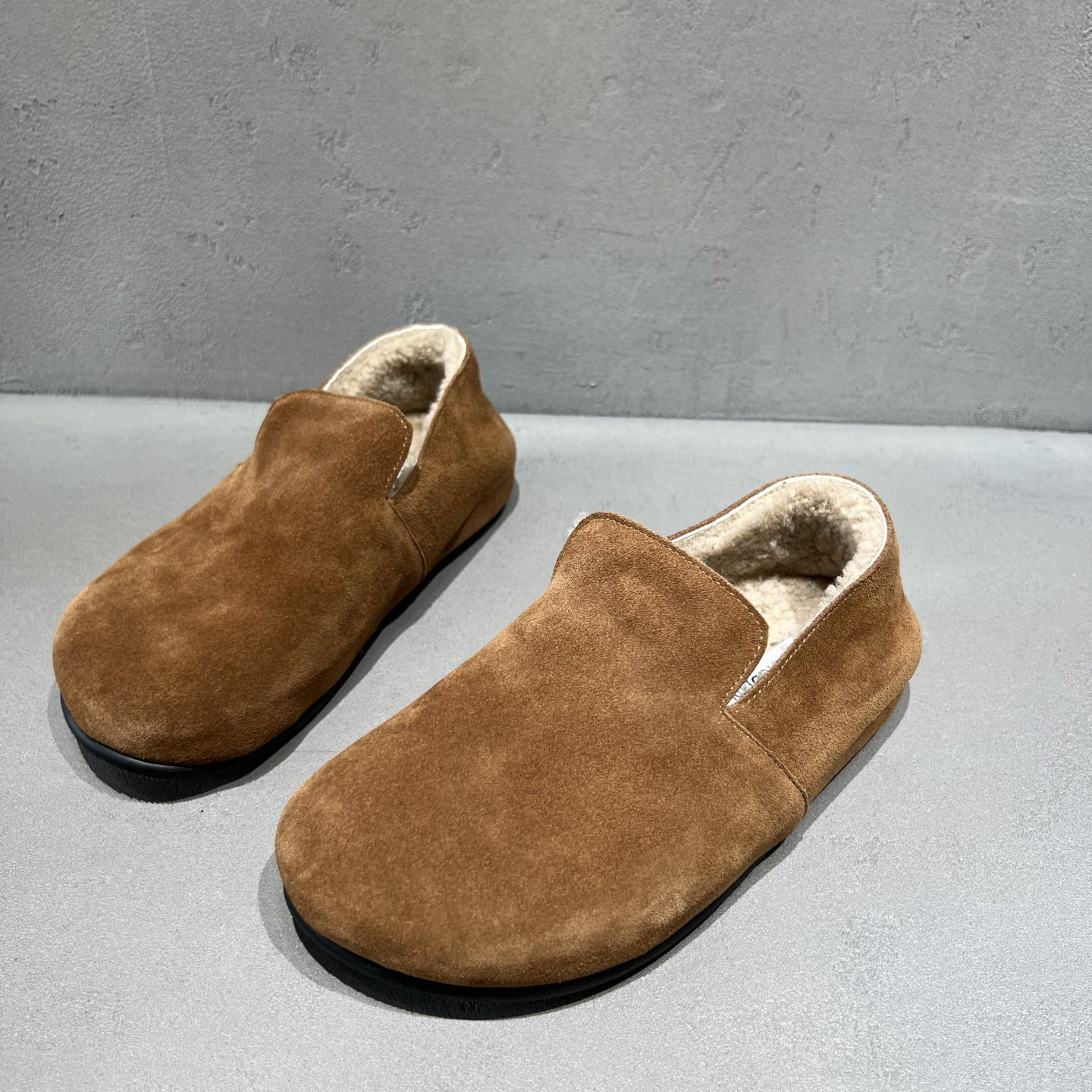 欧洲站先锋名典女鞋2025冬季新欧货真皮平底加绒保暖勃肯鞋奶奶鞋,淘宝优惠券,粉丝福利购,淘宝优惠卷