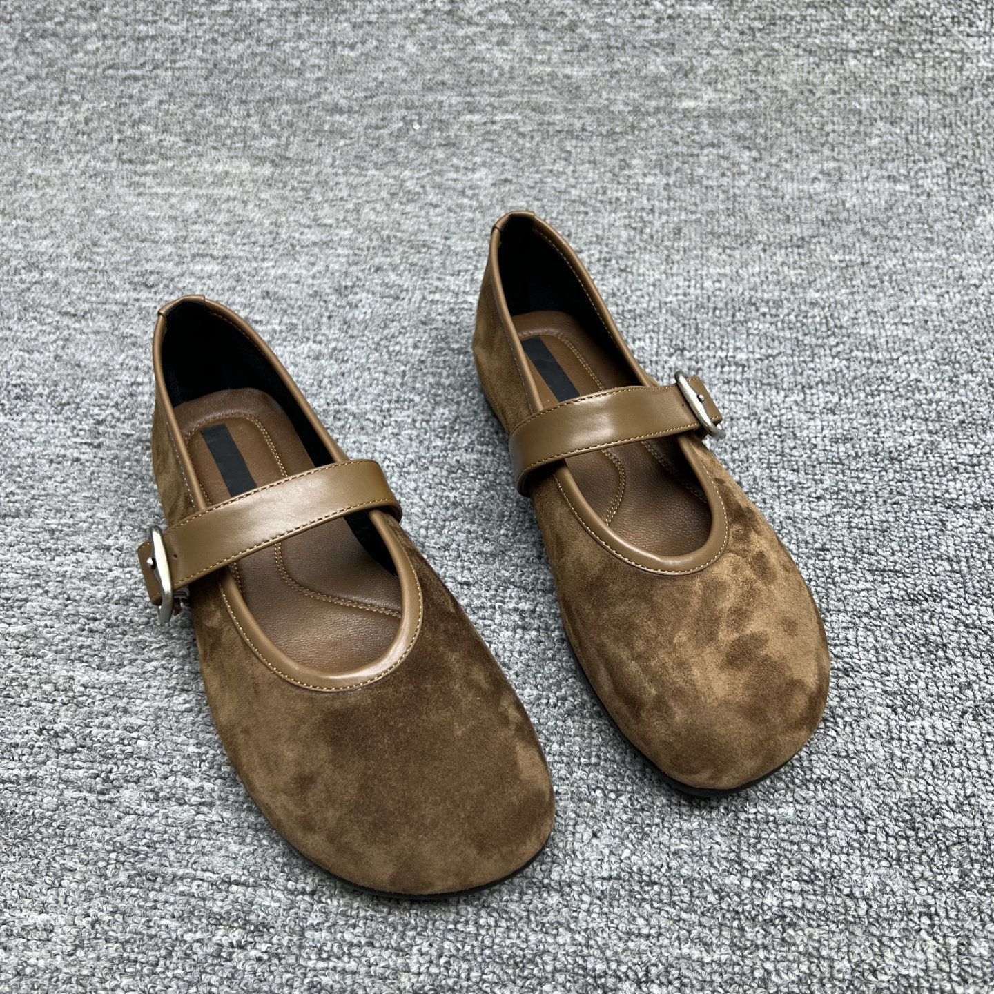 欧洲站2025秋新款欧货真皮女鞋低跟平底一字扣羊猄皮玛丽珍鞋单鞋,淘宝优惠券,粉丝福利购,淘宝优惠卷