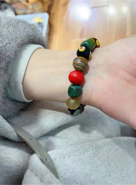 原创老琉璃手链小红书同款手串礼物送女友闺蜜 随机发 存在瑕疵