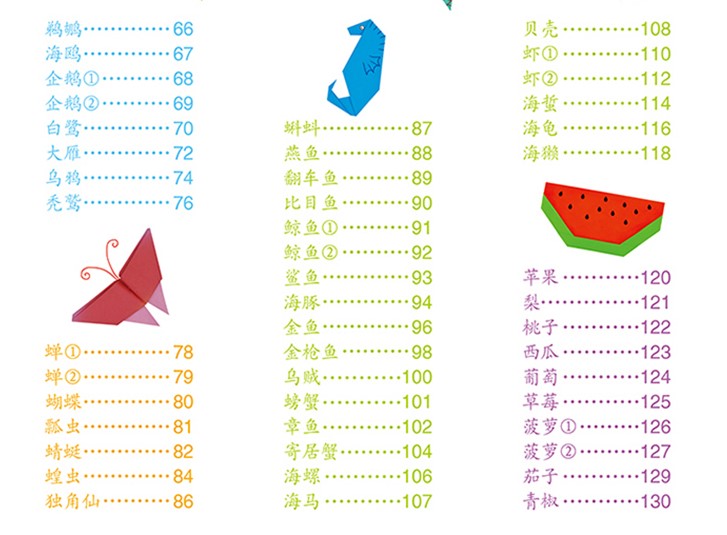 儿童折纸书 趣味创意折纸大全3-6-9岁儿童易学实用美术手工丛书幼儿园美术课程教学和兴趣班使用手工益智书籍 动物飞机折纸教材 - 图2