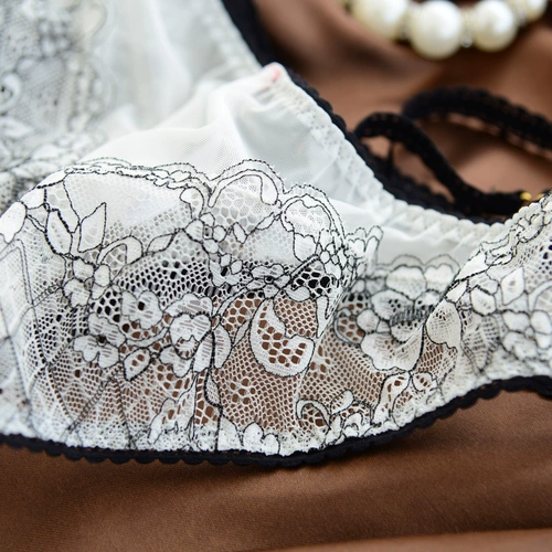 Ультратонкий прозрачный бюстгалтер, нижнее белье, тонкий комплект, сексуальный кружевной ремень, трусы