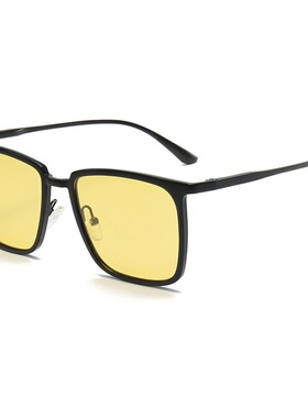 2026新款铝镁偏光太阳镜女抖音同款墨镜男高级感时尚方框变色眼镜