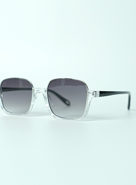 防紫外半框方形日系复古男女墨镜