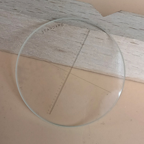 Dividing board 10 times with lamp scale Magnifier gauge fitting outer diameter 35 mm optical glass indexing clear