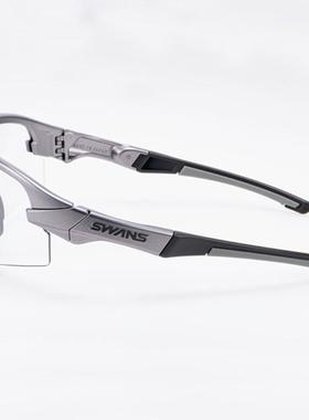 代购SWANS女士太阳镜UV防护防风设计可更换镜片鼻托调节调光镜片