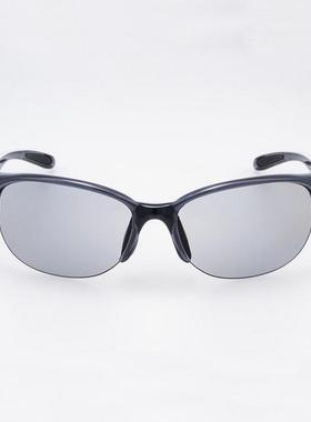 代购SWANS女士太阳镜UV防护抗反射防眩光高透光黑色椭圆框轻量化