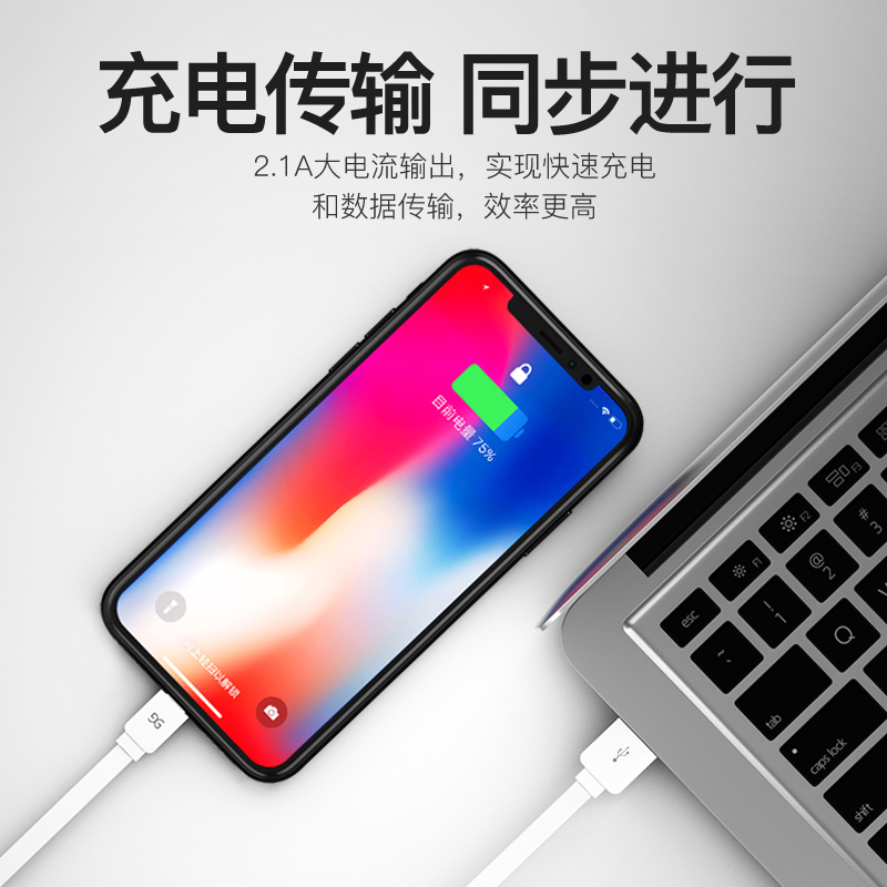 古尚古适用于苹果数据线iPhone14手机快充充电器线13pro加长12/11max平板8p车载ipad冲电线2米14plus正品闪短-图0