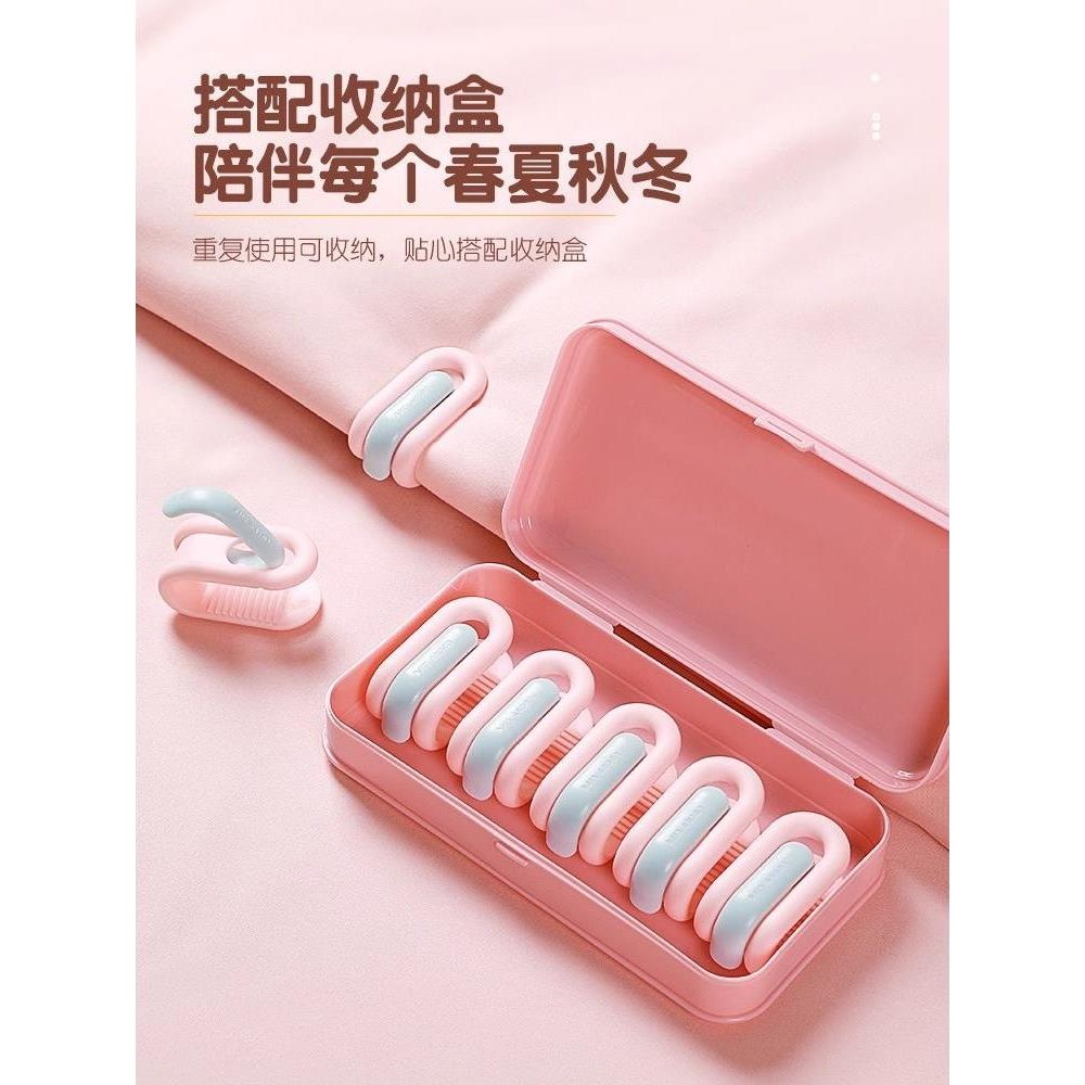 被子固定器新款床单夹子无针安全隐形防跑神器棉被定角防滑固定扣 - 图1