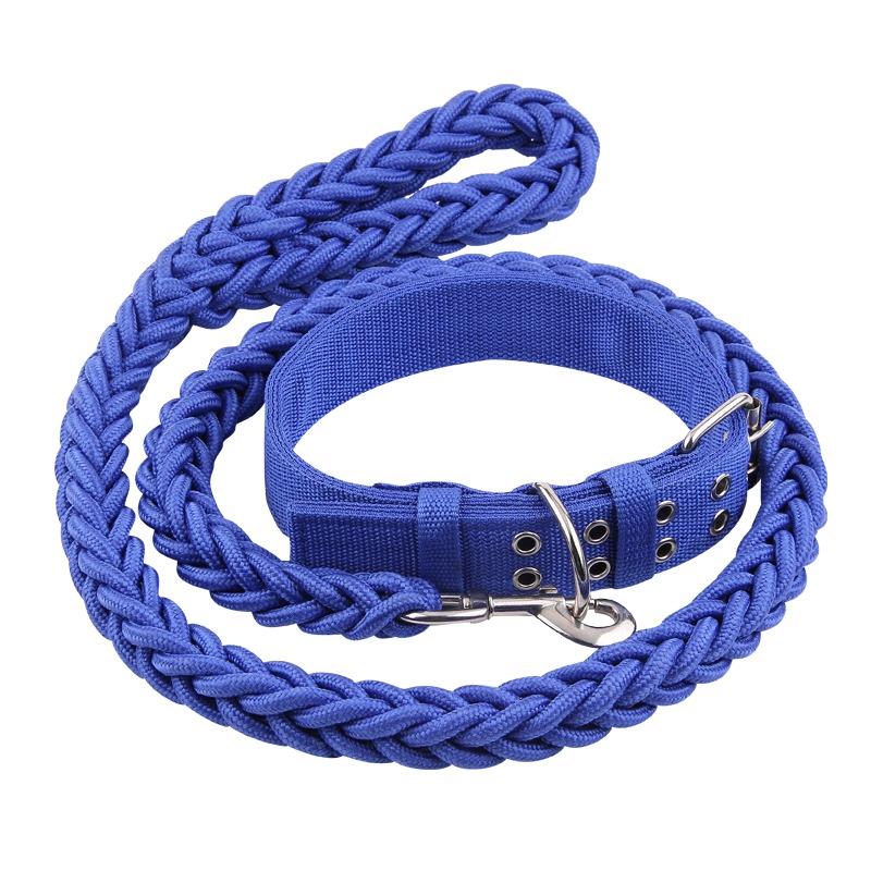 狗狗牵引绳大中型犬遛狗绳子金毛拉布拉多德牧狗炼 炼 子项圈宠物 - 图0