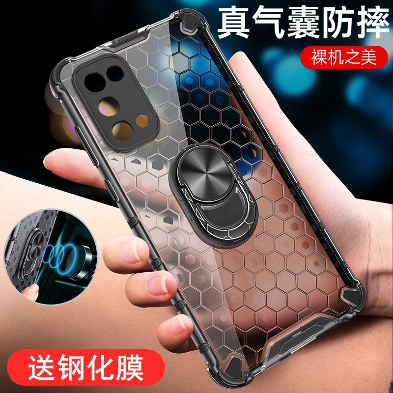 opporeno5k手机壳reno5k保护硅胶套oppo全包k5g气囊防摔opporeon透明软0pp0硬壳opopreno男女5K后reon高级感 - 图0