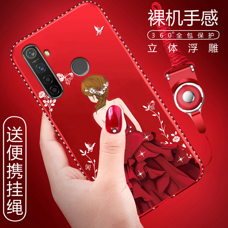 特克旗舰店realmeQ手机壳realmeX保护realme X青春版硅胶套全包RMX1971防摔1901磨砂opporealmex软壳女网红色真我Q超薄0