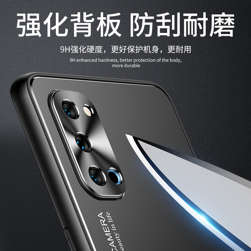 opporeno4se手机壳oppo金属reno4es保护硅胶套5G全包opopreno防摔磨砂软opporeon硬reon男女高级oppreno4超薄 - 图2