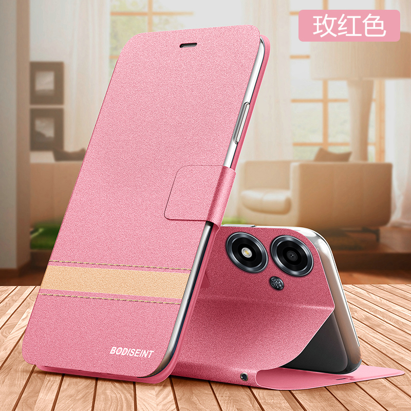 oppoA2m手机壳oppo翻盖A2m双面保护皮套PJU110全包防摔5G硅胶opa磨砂oppa软壳opooa男m5g女opopa老人oppopju-图1