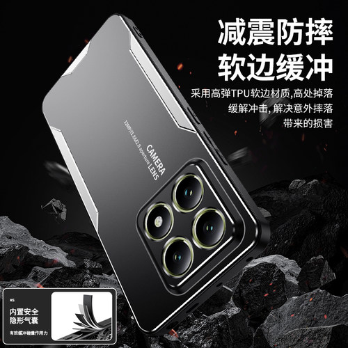 适用小米14T手机壳xiaomi13Tpro金属12TPor保护套mi11t镜头全包防摔5g磨砂pro外壳男女t5g专用新款香港国际版 - 图3