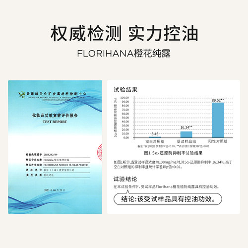 Florihana法国F家橙花纯露花水控油暗沉熟龄肌毛孔爽肤水化妆水 - 图2