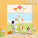 Customized cartoon-style early childhood education anti-collision soft bag